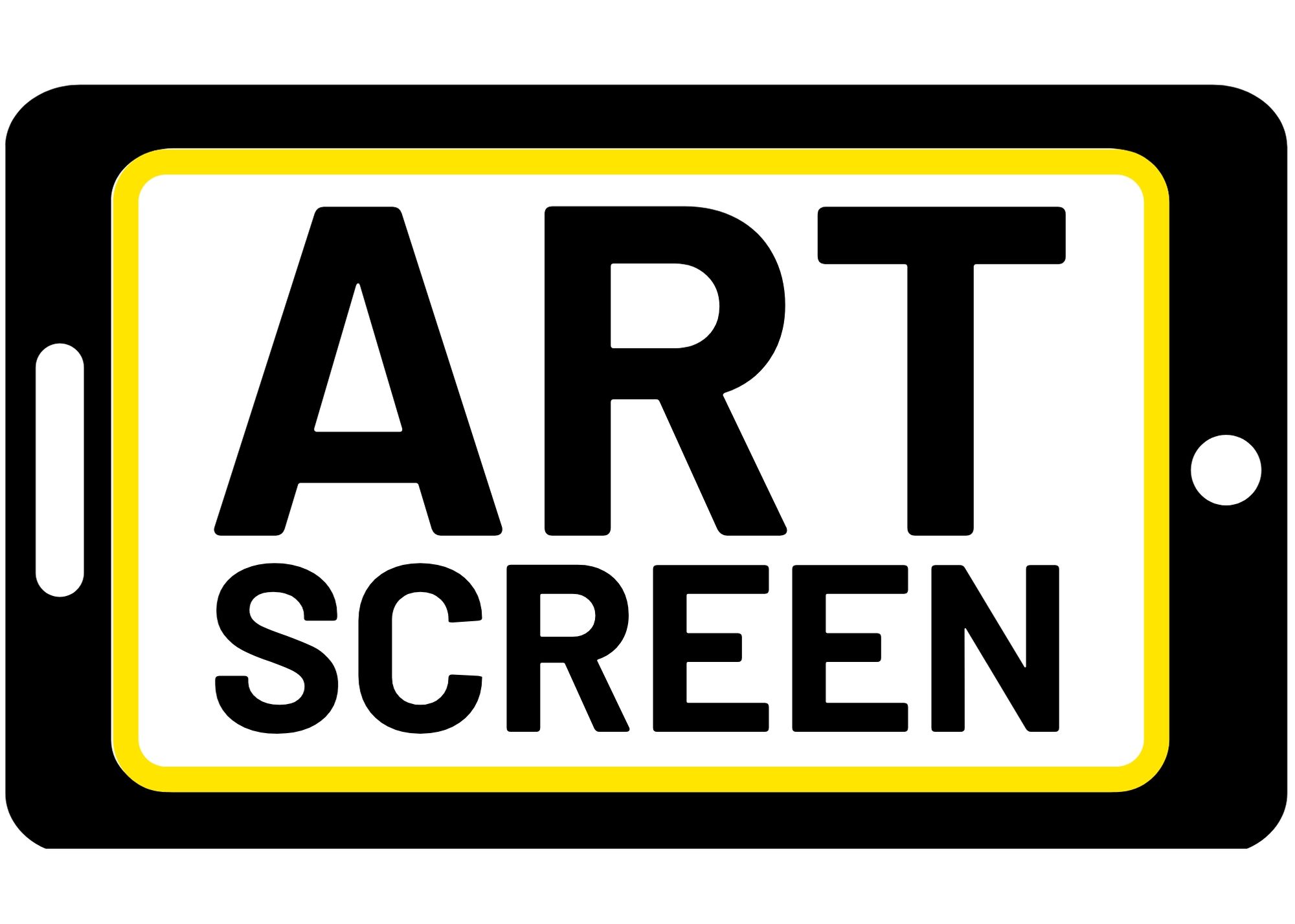Art Screen logo, featuring the words 'art' and 'screen'