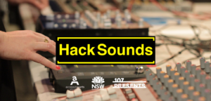Hack Sounds logo block