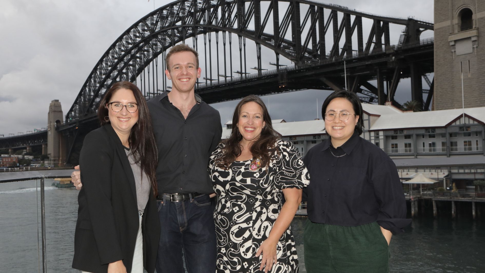 Group photo of panellists from The Neurodiversity Paradigm in Theatre.