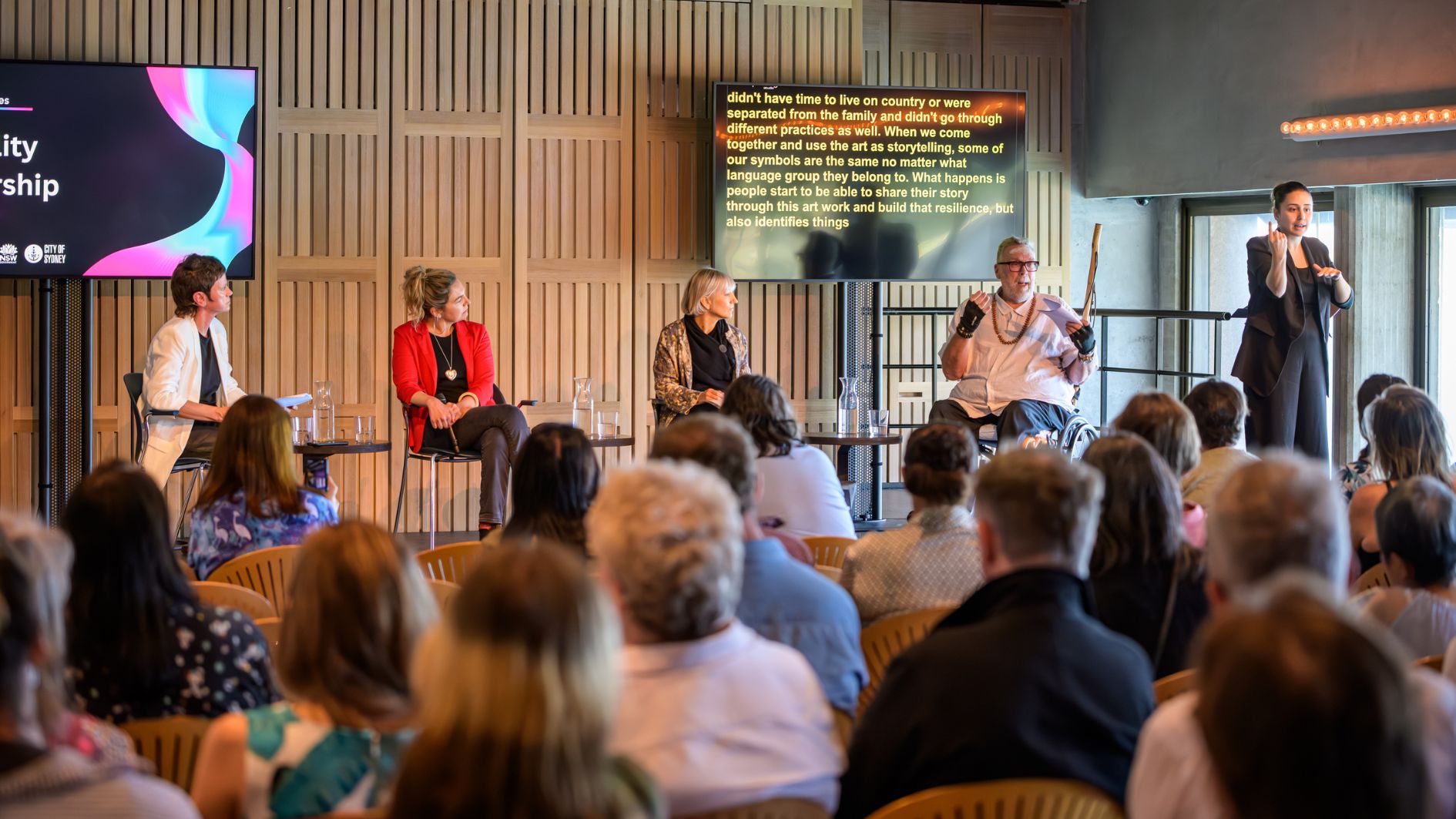 Accessible Recordings of Access Ideas and Insights: Disability Leadership. Photo by Rob Studdert.